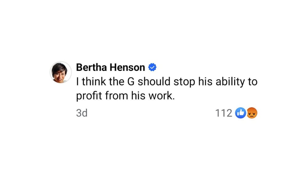 Bertha Henson has yet again decided to show why she’s out of a job post image