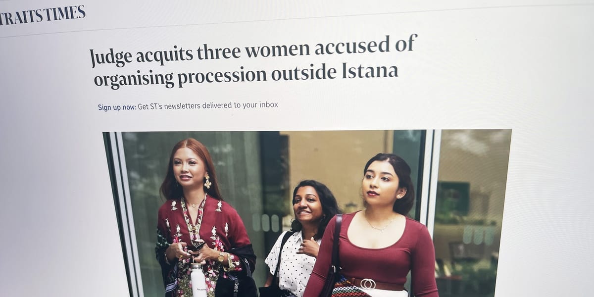 Why the acquittal of the Istana trio is such a big deal Feature image